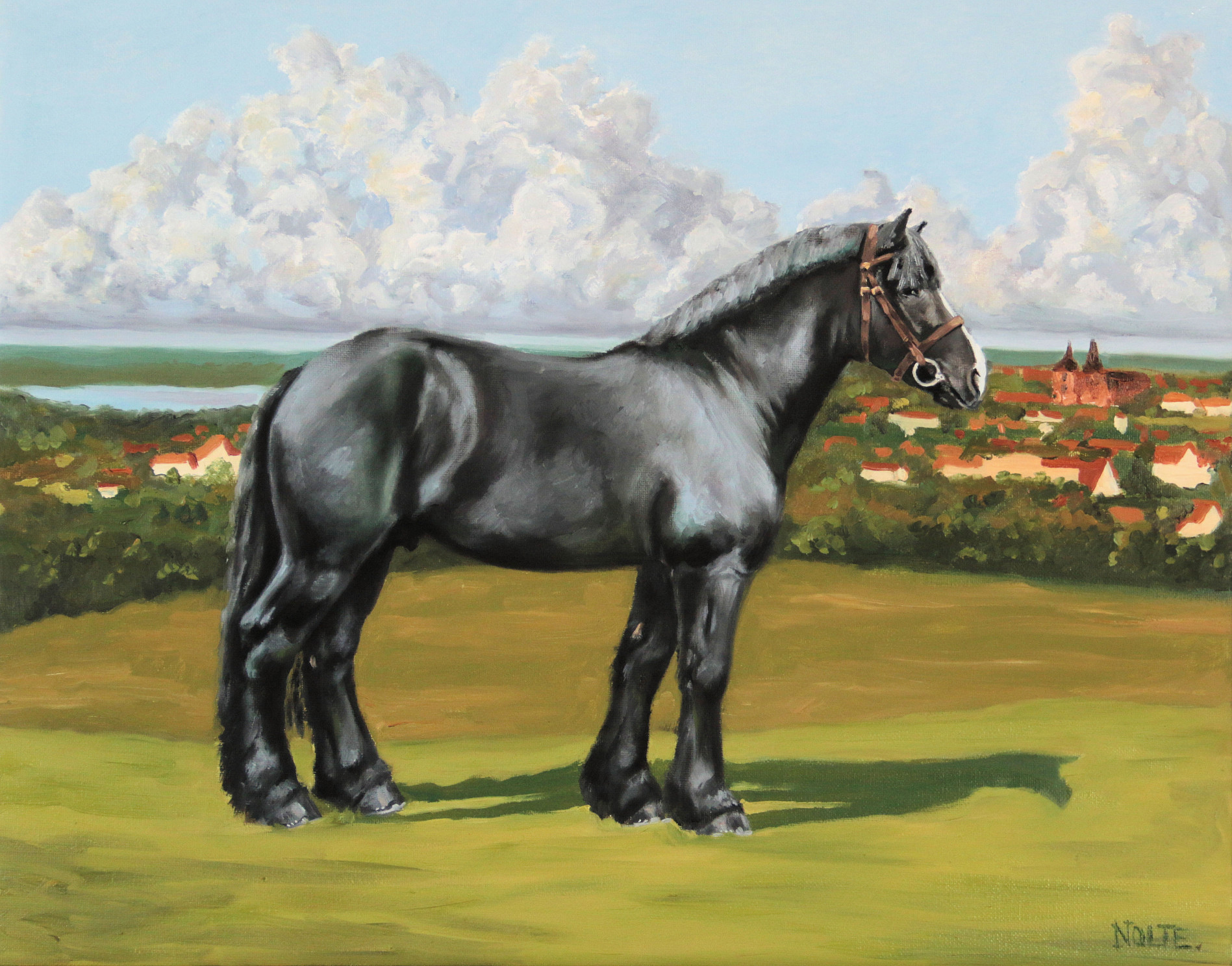 Alexander der Große, Öl auf Malkarton (40x 50 cm)
