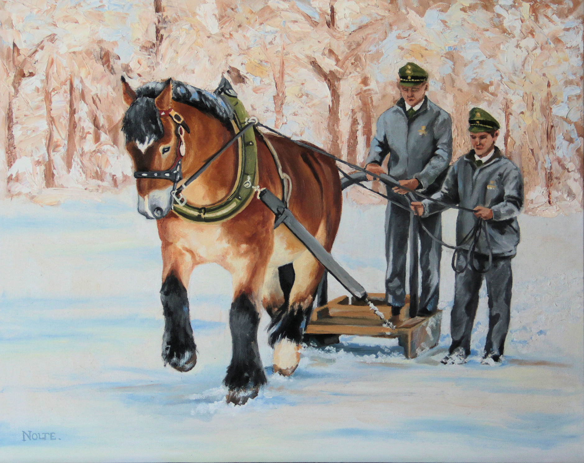 Achat, Öl auf Malkarton (40x 50 cm)