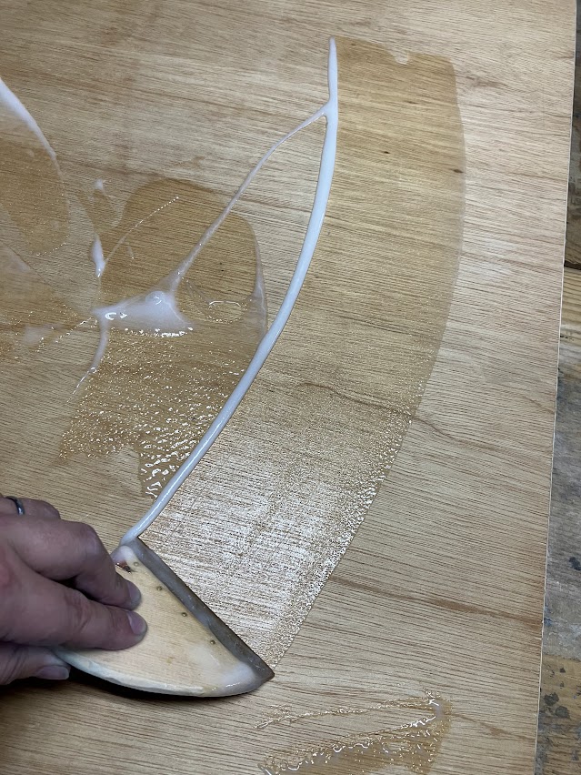 敷糊作業