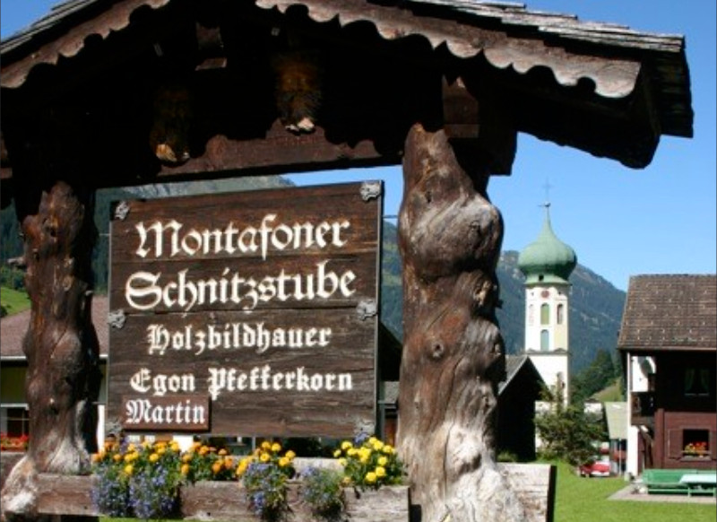 Montafoner Schnitzstube Holzbildhauer Martin Pfefferkorn