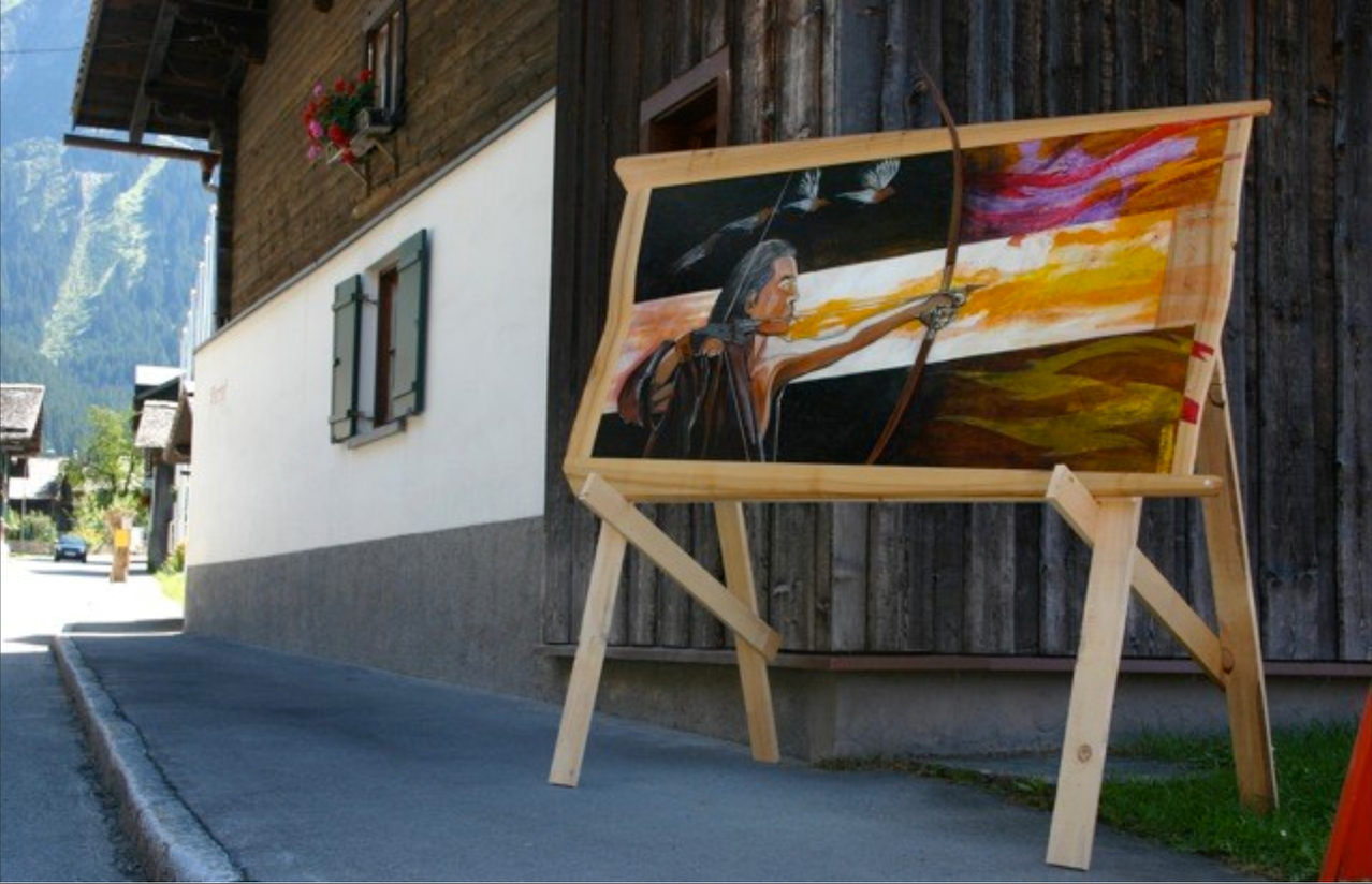 Ausstellung Kunscht ids Darf 2009 in Partenen