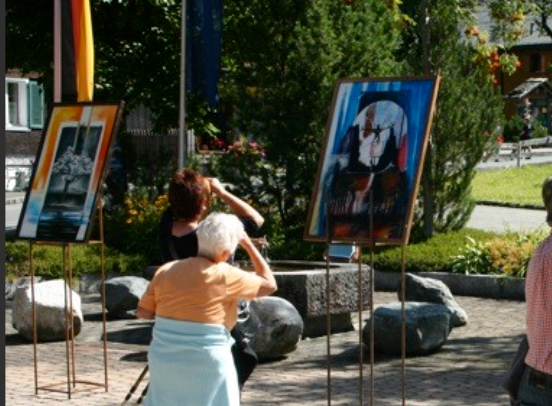 Ausstellung Kunscht ids Darf 2009 in Partenen