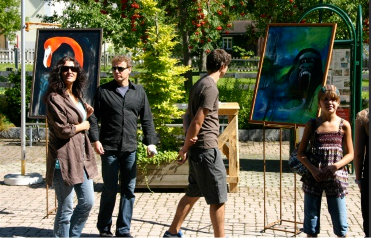 Ausstellung Kunscht ids Darf 2009 in Partenen