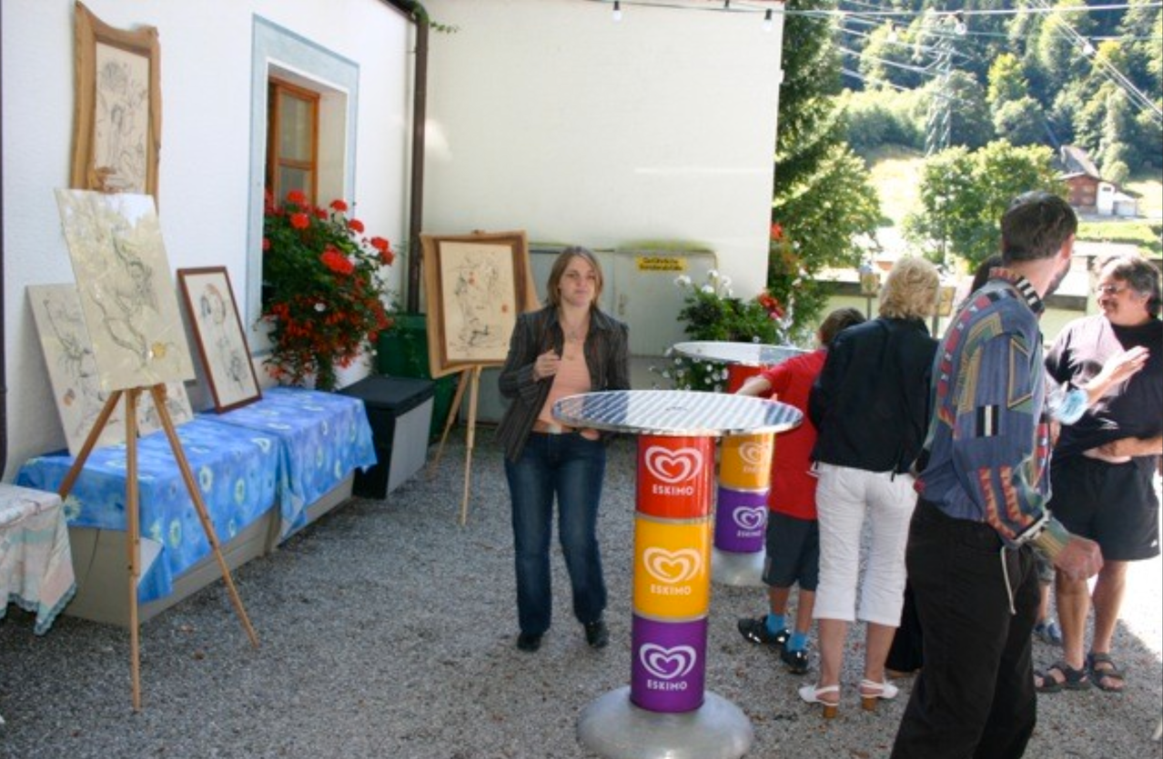 Ausstellung Kunscht ids Darf 2009 in Partenen