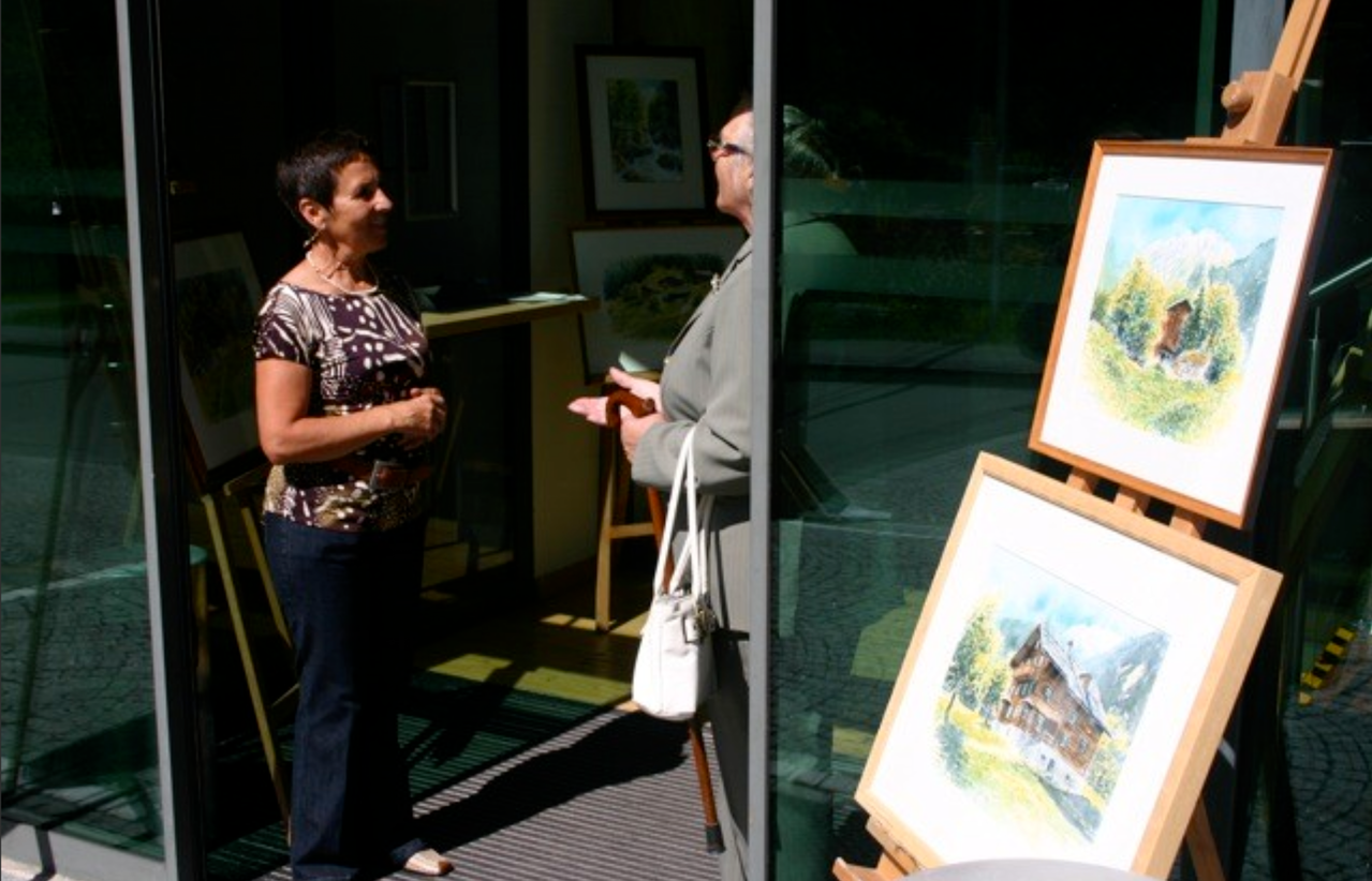 Ausstellung Kunscht ids Darf 2009 in Partenen