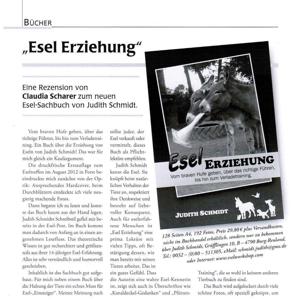 Esel-POST "Ausgabe 99, Dezember 2012"