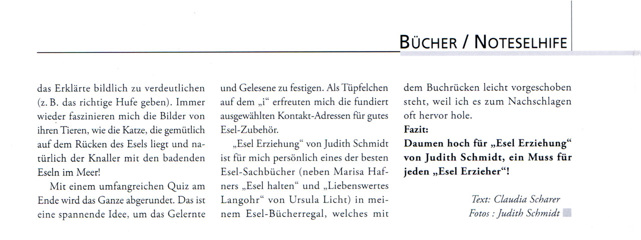 Esel-POST "Ausgabe 99, Dezember 2012"