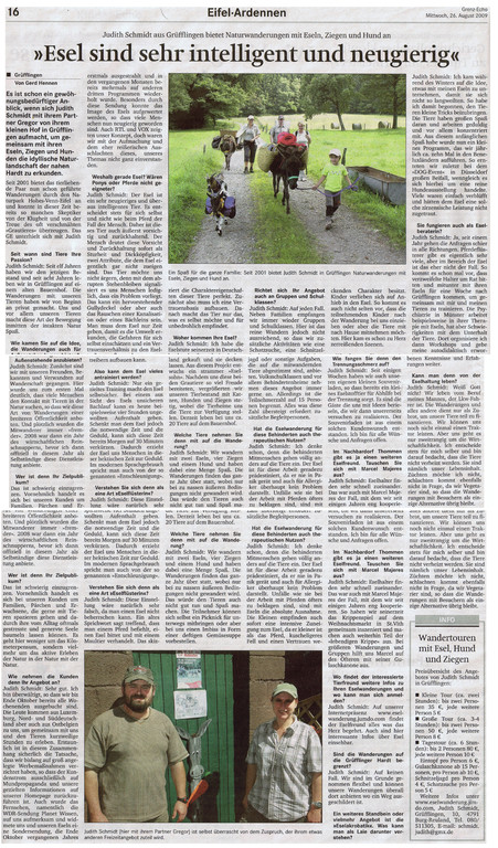 Zeitung "Grenz Echo"