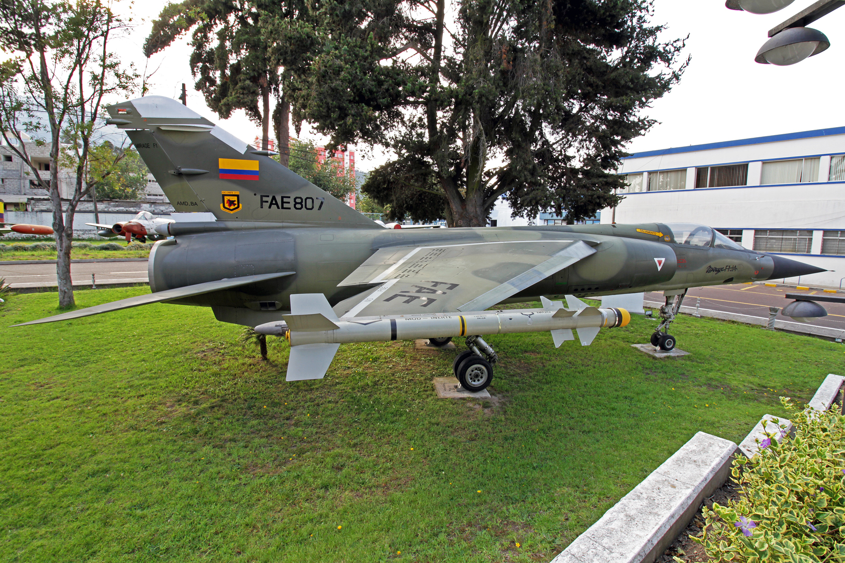 Fuerza Aérea Ecuatoriana Dassault Mirage F.1JA FAE-807 - 'FAE-807' war die zweite FAE Mirage F.1JA, die im Luftkampf gegen FAP Su-22 am 10 February 1995 teilgenommen hat.