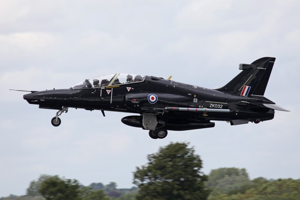 Ein BAe Hawk 120 aus RAF Valley.