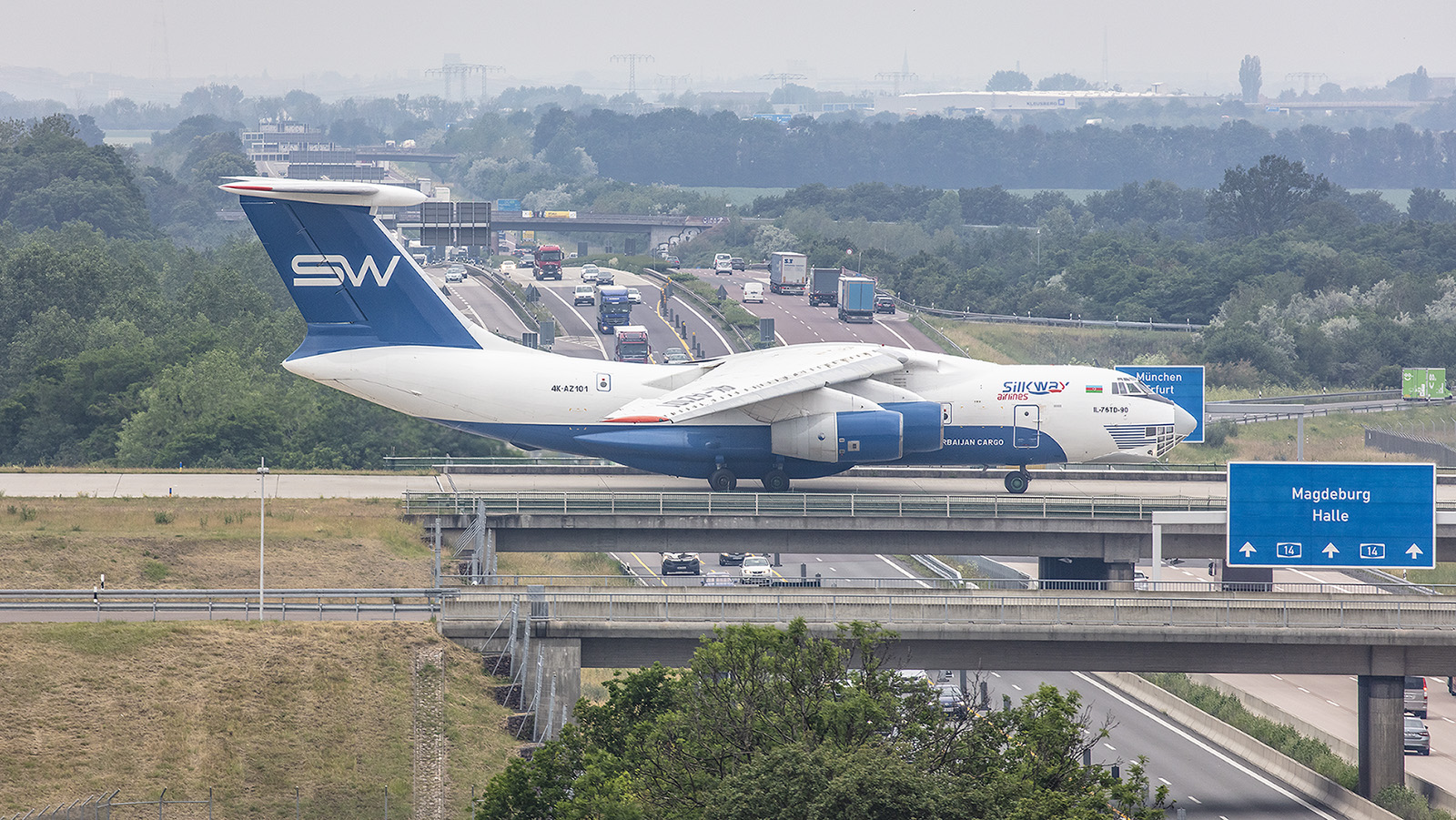 IL76-90TD der Silk Way Airlines aus Azerbaijan