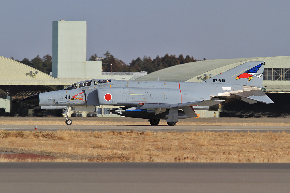 F-4EJ im Abendlicht.