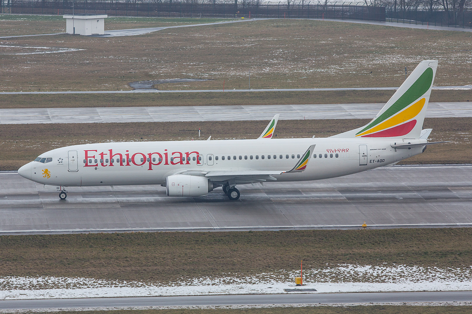 Die Delegation aus Äthiopian nutzte eine Boeing 737-860W der Ethiopian Airlines.