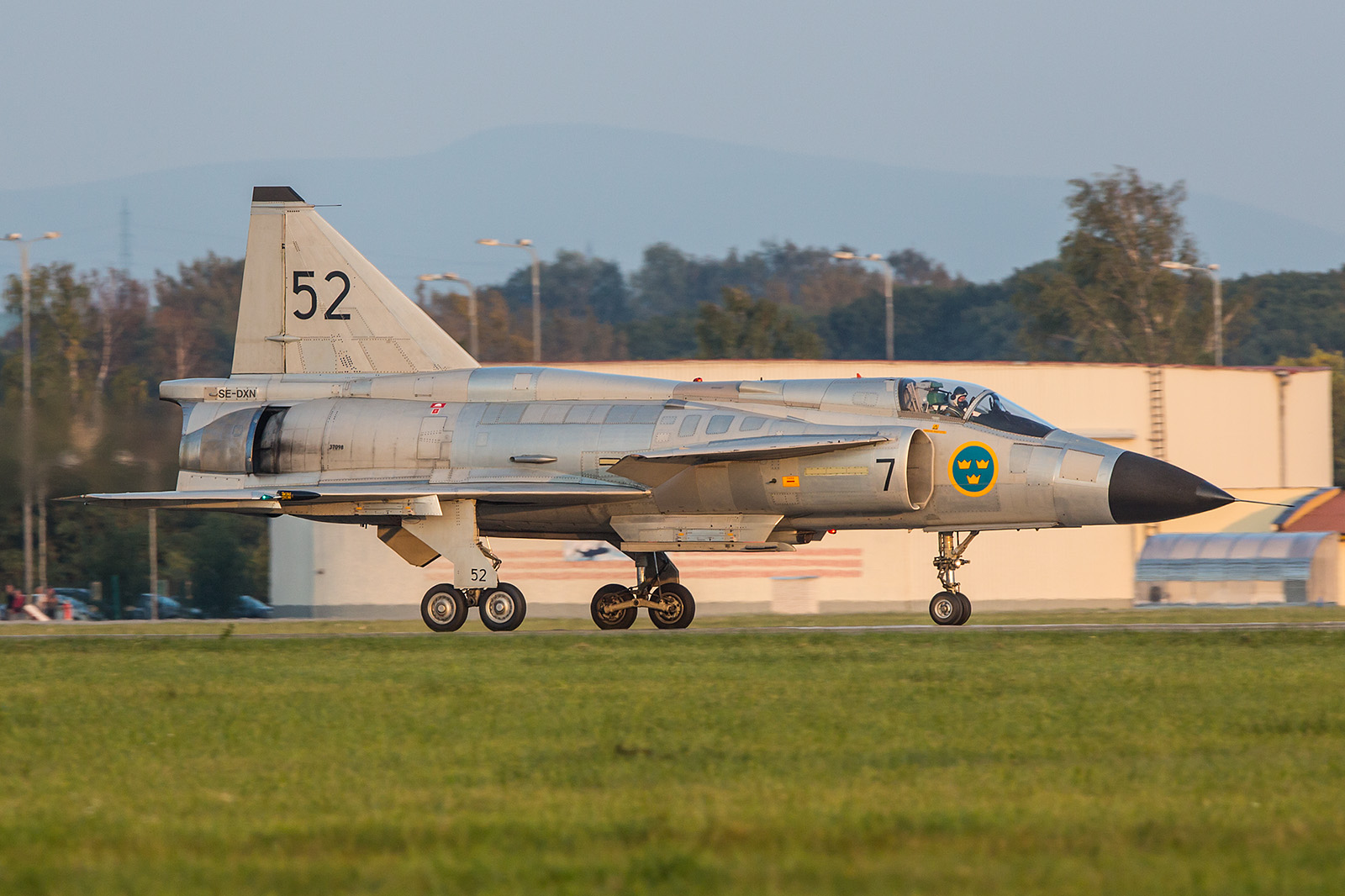 Das Beste zum Schluß, einer der schönsten Fighter die es je gab, SAAB ASJ-37 Viggen.