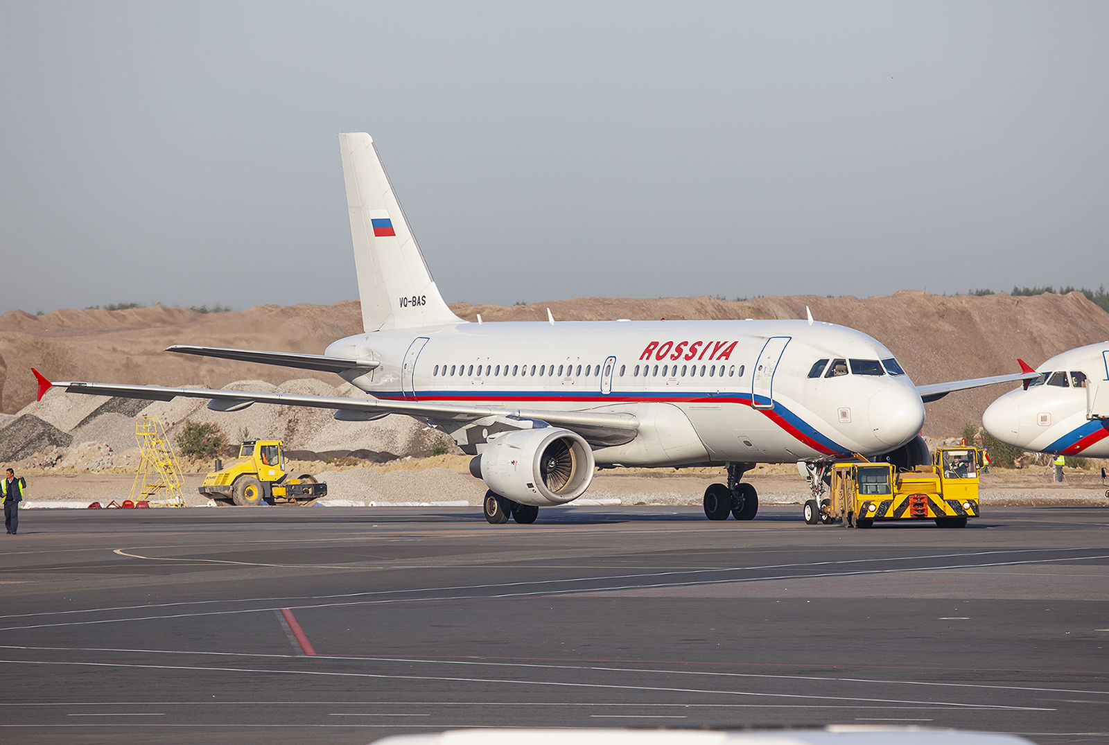 A319 der Rossiya in ihrem letzten Jahr als eigenständige Airline.