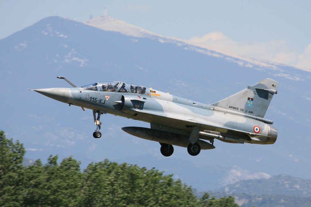 Orange ist die letzte Base in Frankreich, die noch Mirage 2000B hat.