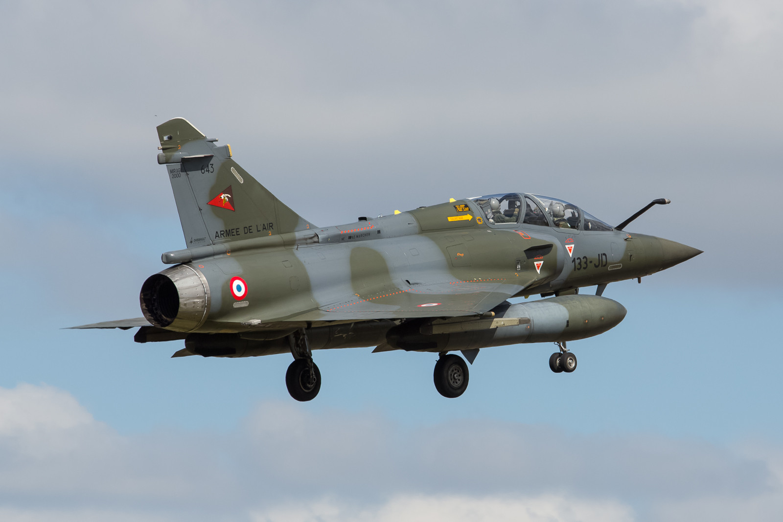 643, Mirage 2000D der SPA 67 der EC 02.003 "Champagne".