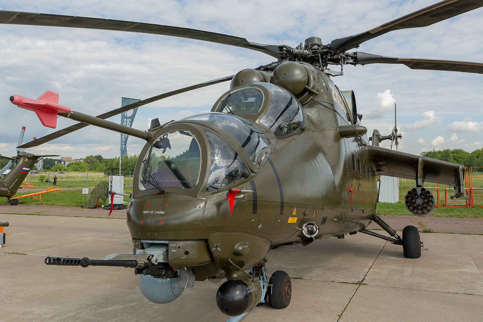 Die Mi-35 in ihrer neuesten Version.