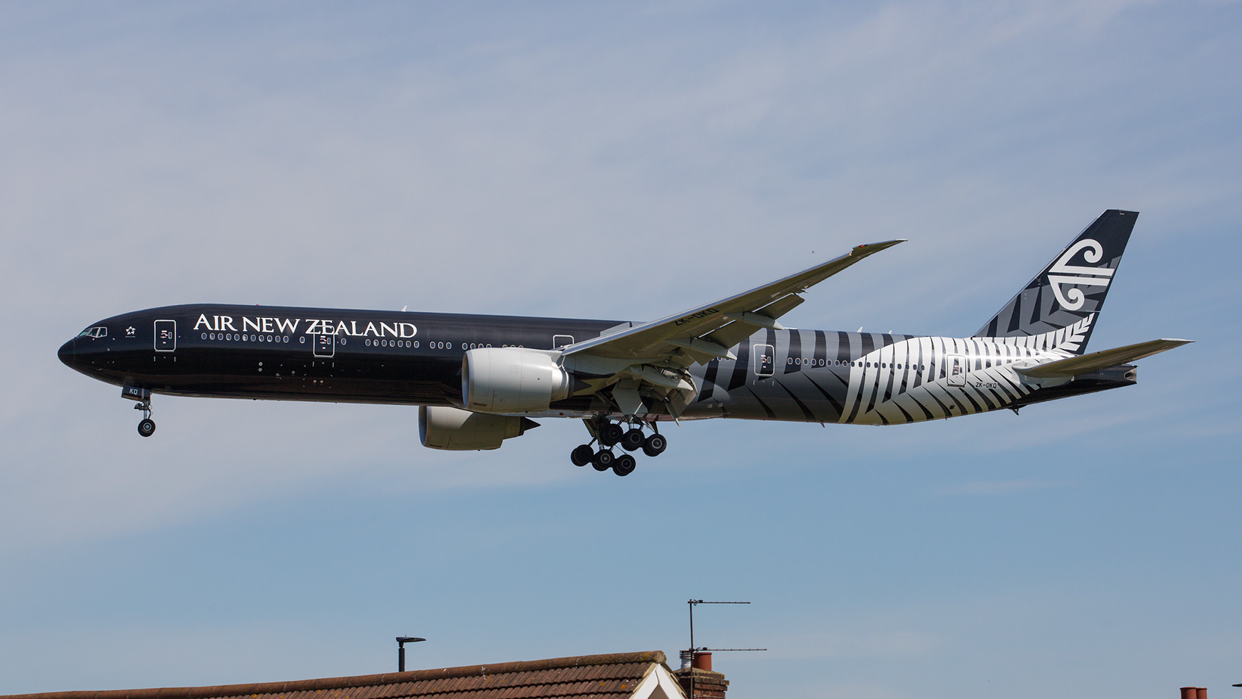 Die "All Black" der Air New Zealand.