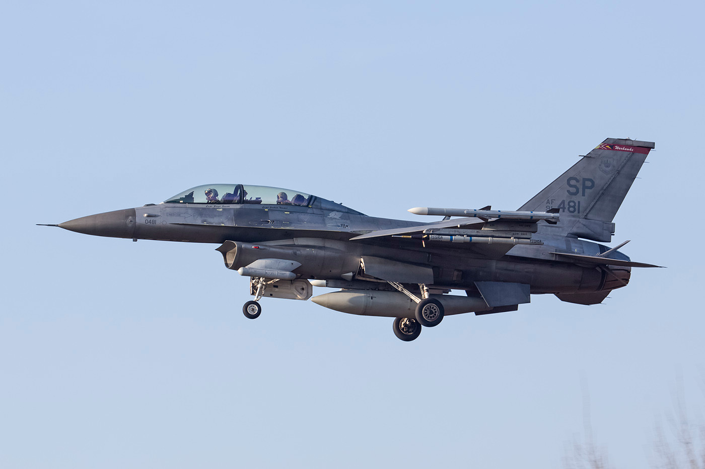 SPM 13.02.2015; 91-0481, F-16D, 52nd FW Spangdahlem (Deutschland)