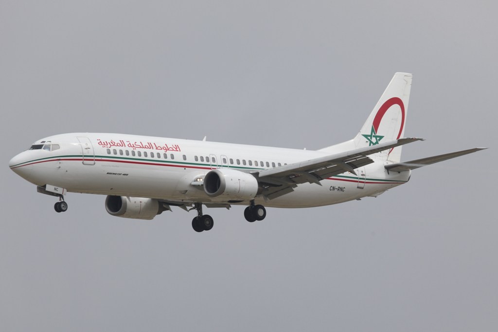 Nur einen kurzen Flug hat die Royal Air Maroc.