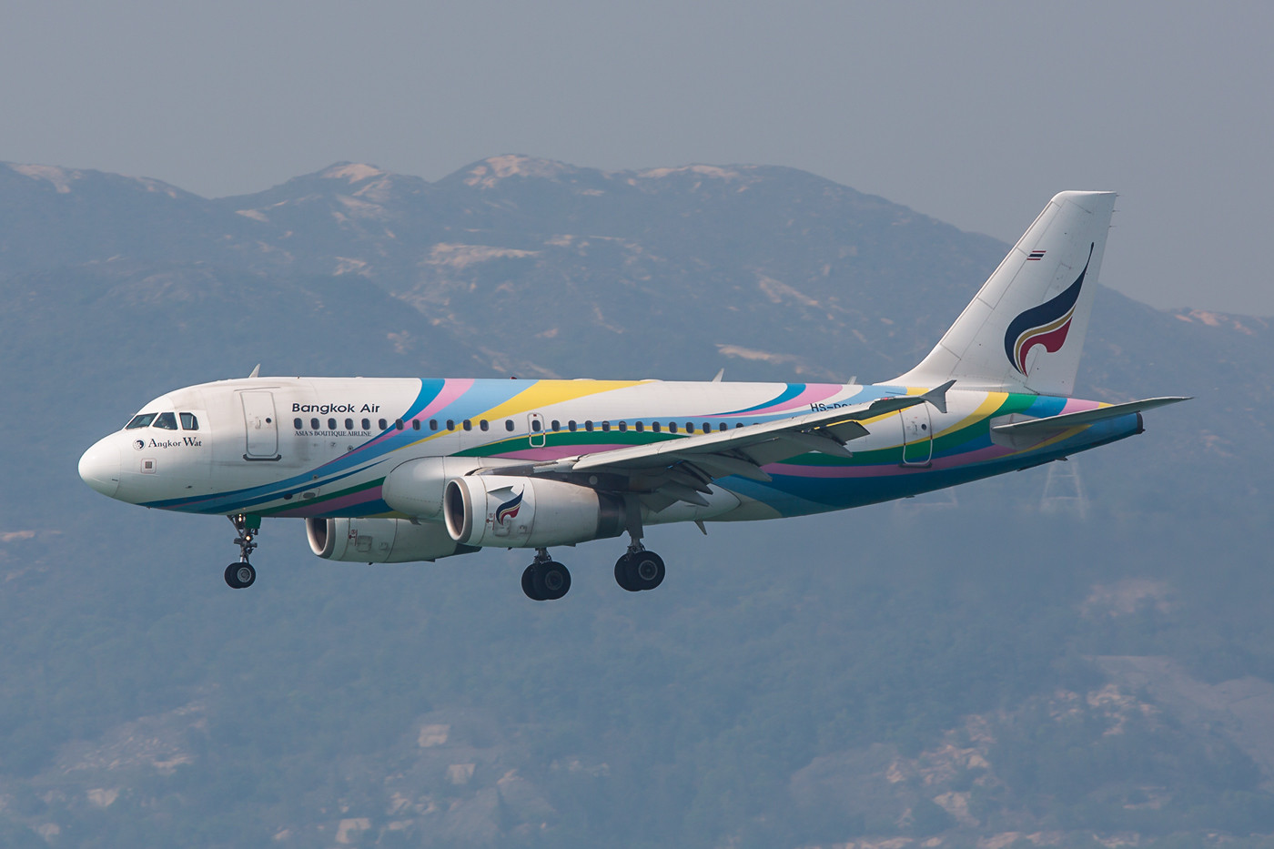 A 319 der Bangkok Airwaysaus Don Muang.