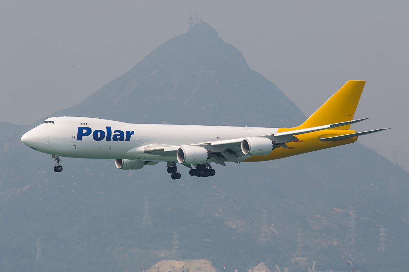 Mittlerweile vier Boeing 747-8UF betreibt Polar Air Cargo. Man ist u.a. damit auch für den DHL unterwegs.