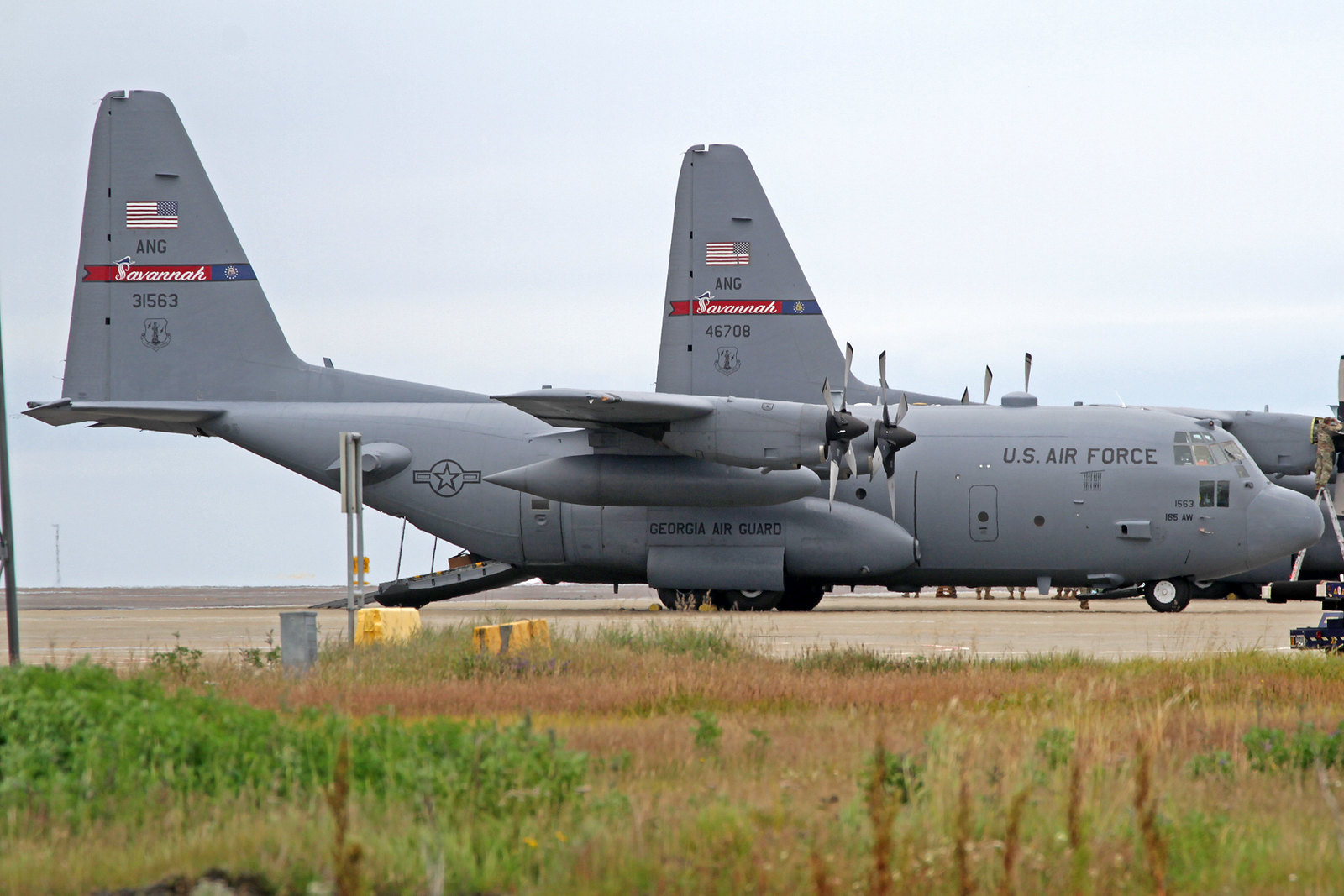 United States Air Force Lockheed C-130H Hercules 93-1563, KEF, 12. August 2020