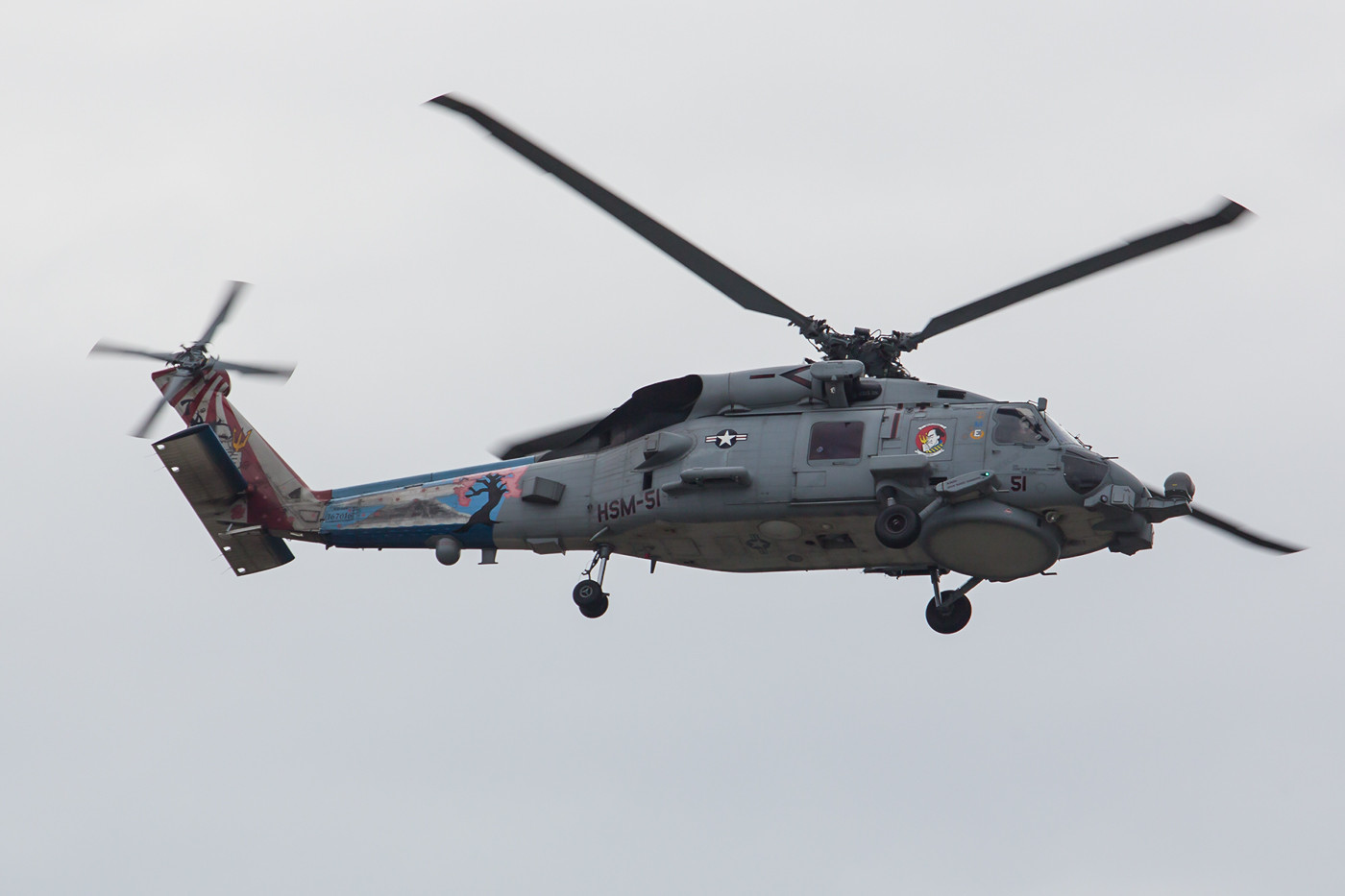 Die Maschine des CAG der CVN-73 Helicopter Group.