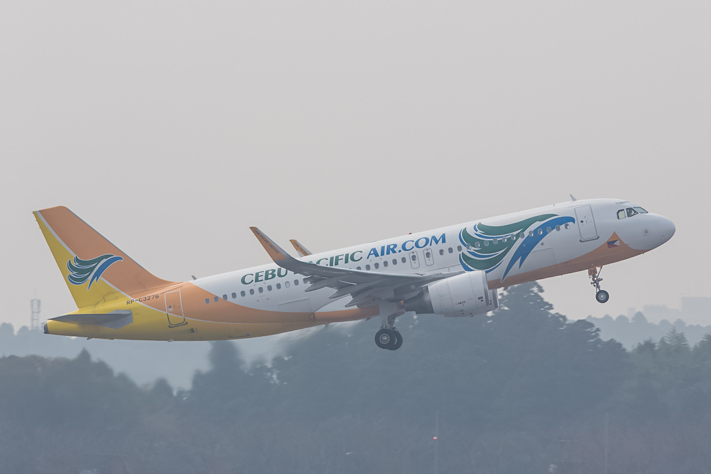 Cebu Pacific von den Philippinien mit A 319.