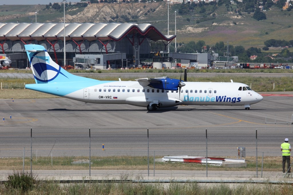 ATR 72 der Danubewings aus der Slovakei.