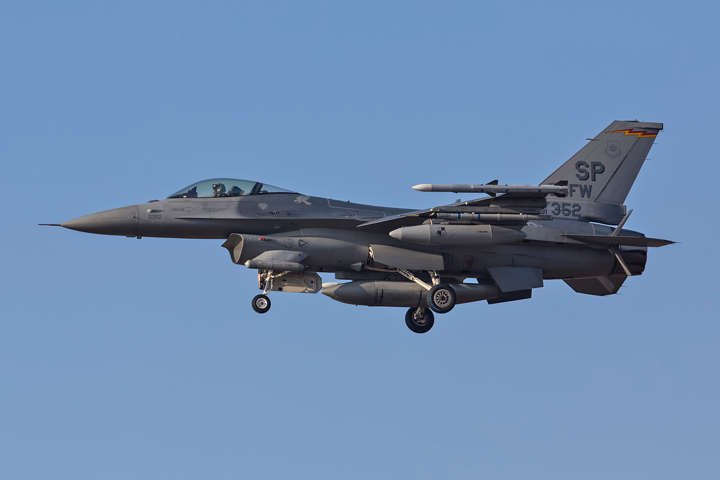 SPM 13.02.2015; 91-0352, F-16C, 52nd FW Spangdahlem (Deutschland)