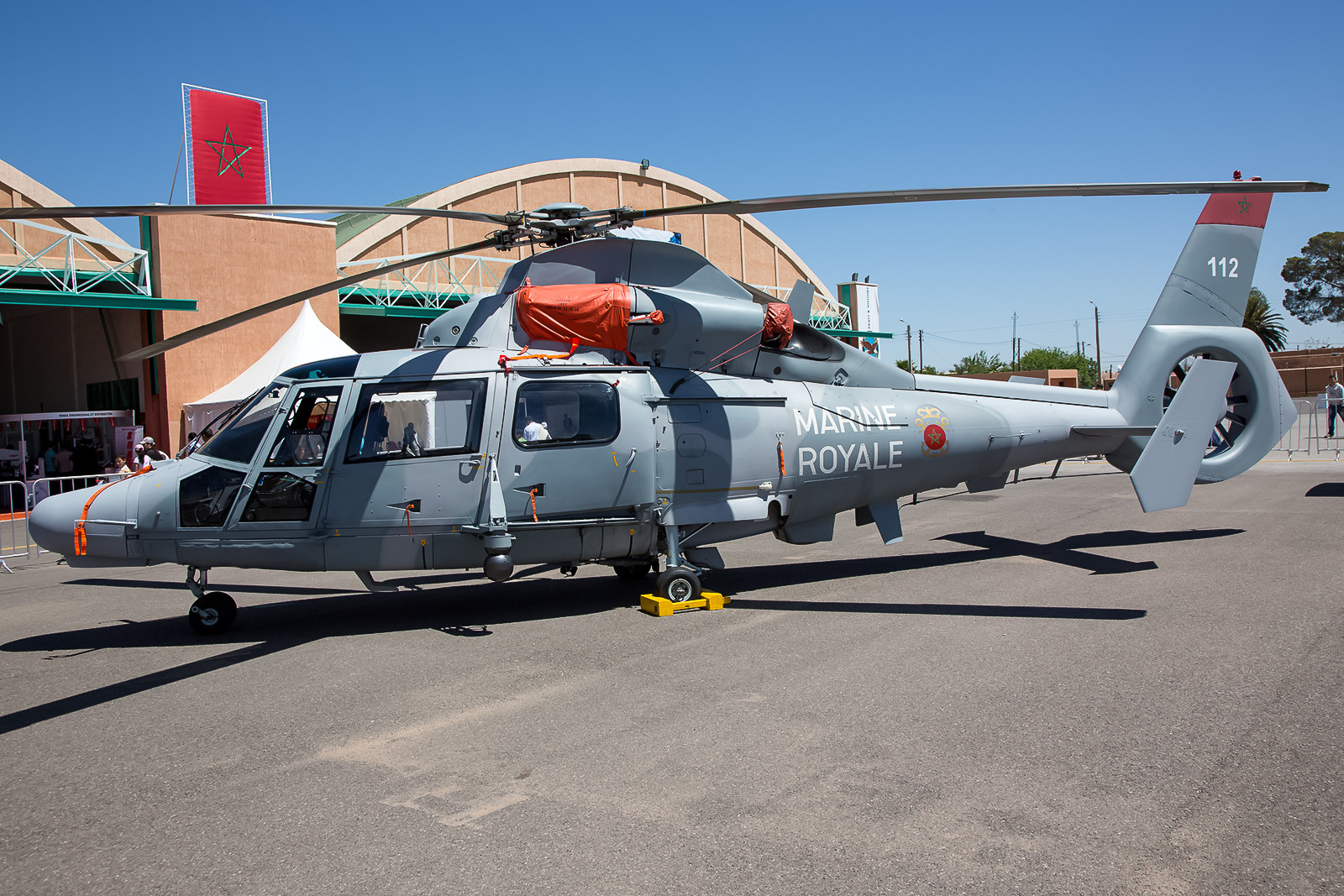 Die kleine Einheit der Marineflieger betreibt die AS-565MB Panther.