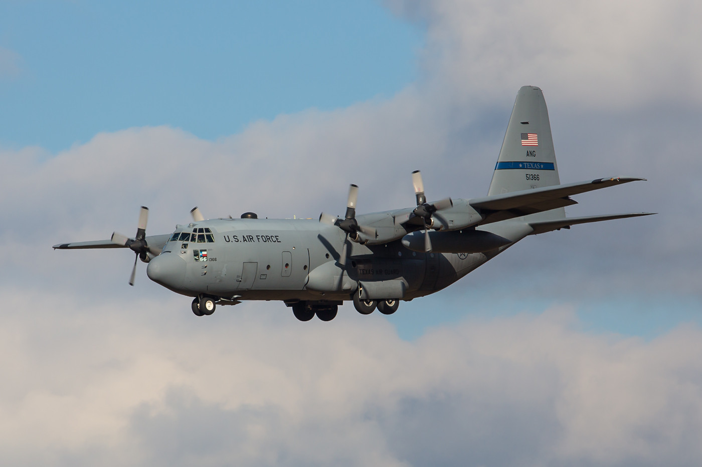 RMS 22.02.2015; C-130E; 85-1366; 136 AW Texas Air National Guard, Carswell Field (Naval Air Station Joint Reserve Base Fort Worth)