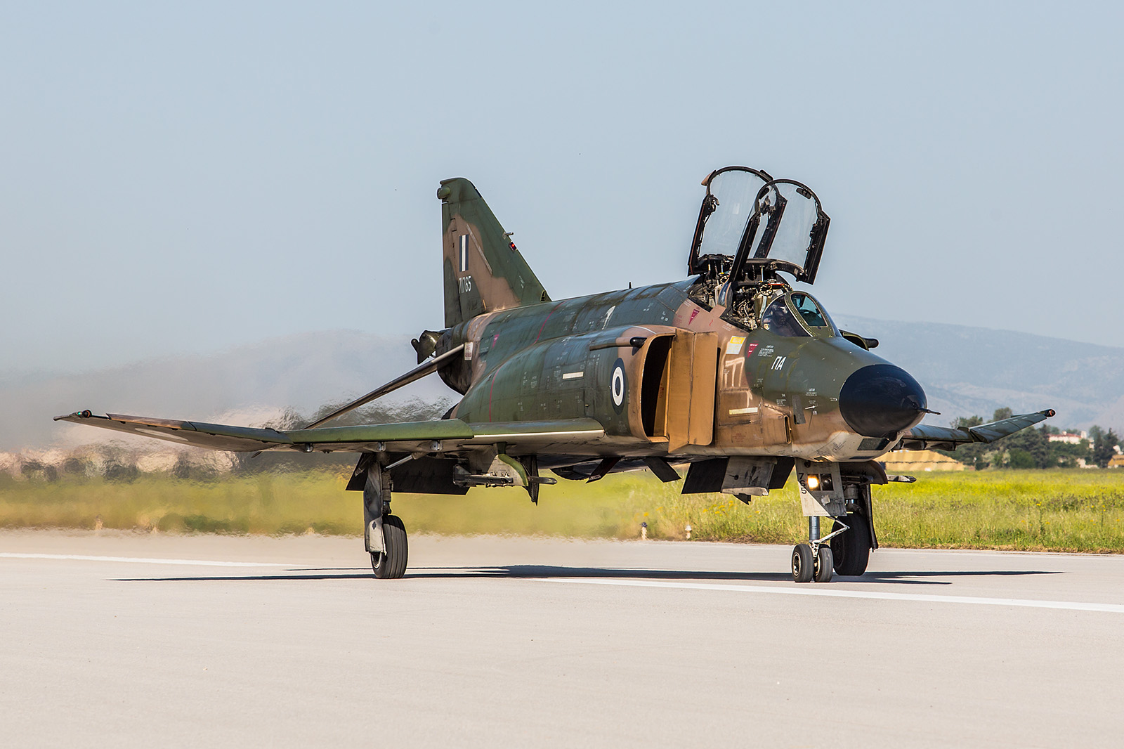 Dies war die normale Lackierung der RF-4 in der HAF.