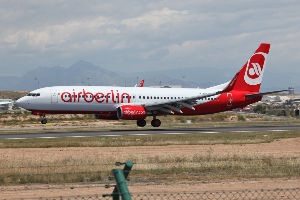 Die Air Berlin ist in Spanien sehr verbreitet.