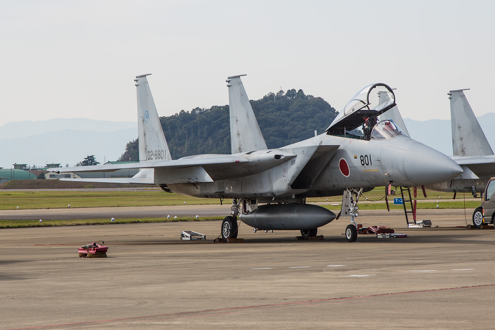 Die 02-8801 war die erste F-15J Eagle der JASDF und wurde noch bei McDonnell Douglas gebaut.