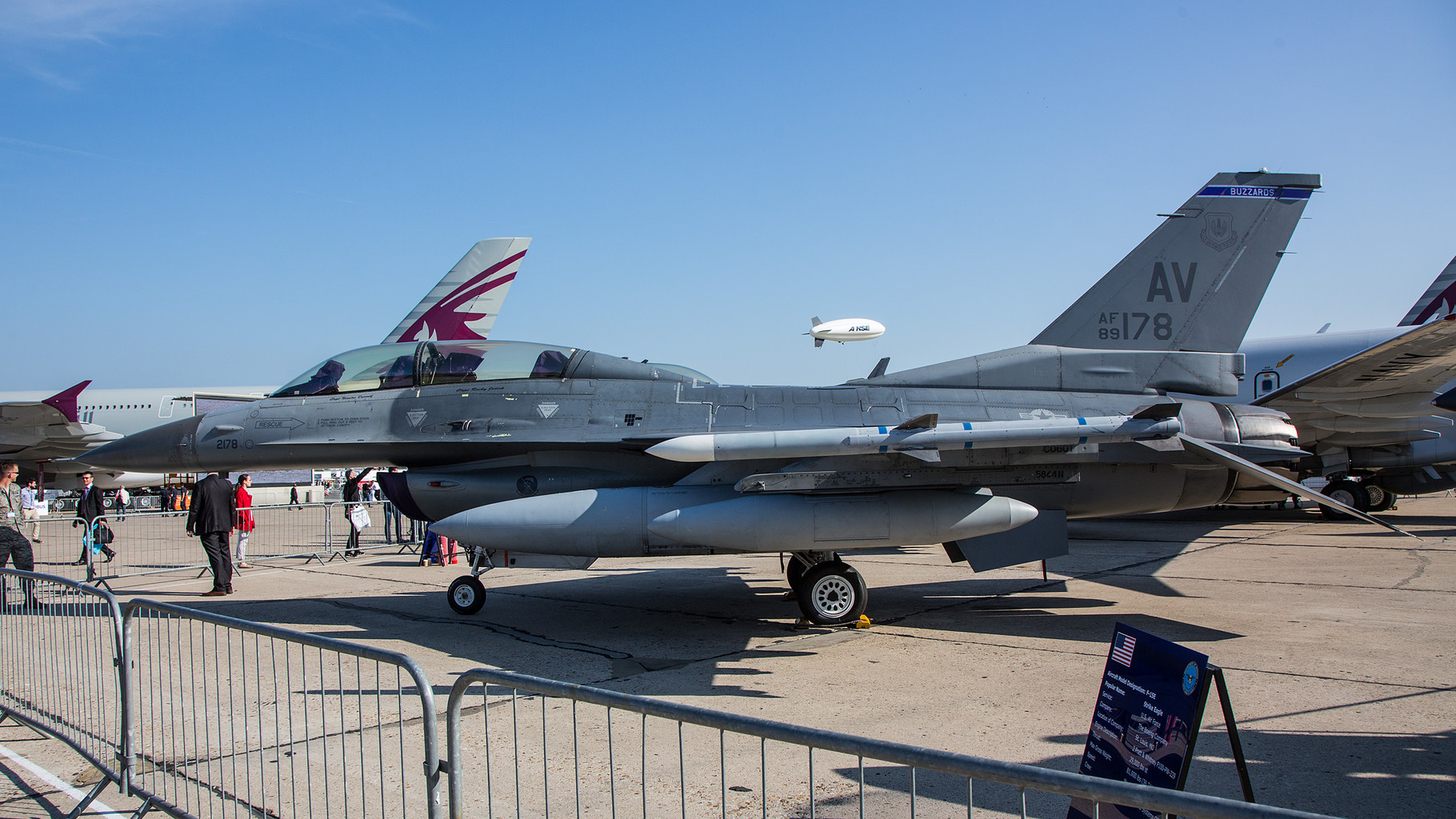 F-16D der "Buzzards" aus Aviano.