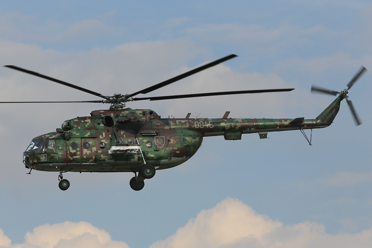 Mi-17 in einem "Digi-Camouflage".