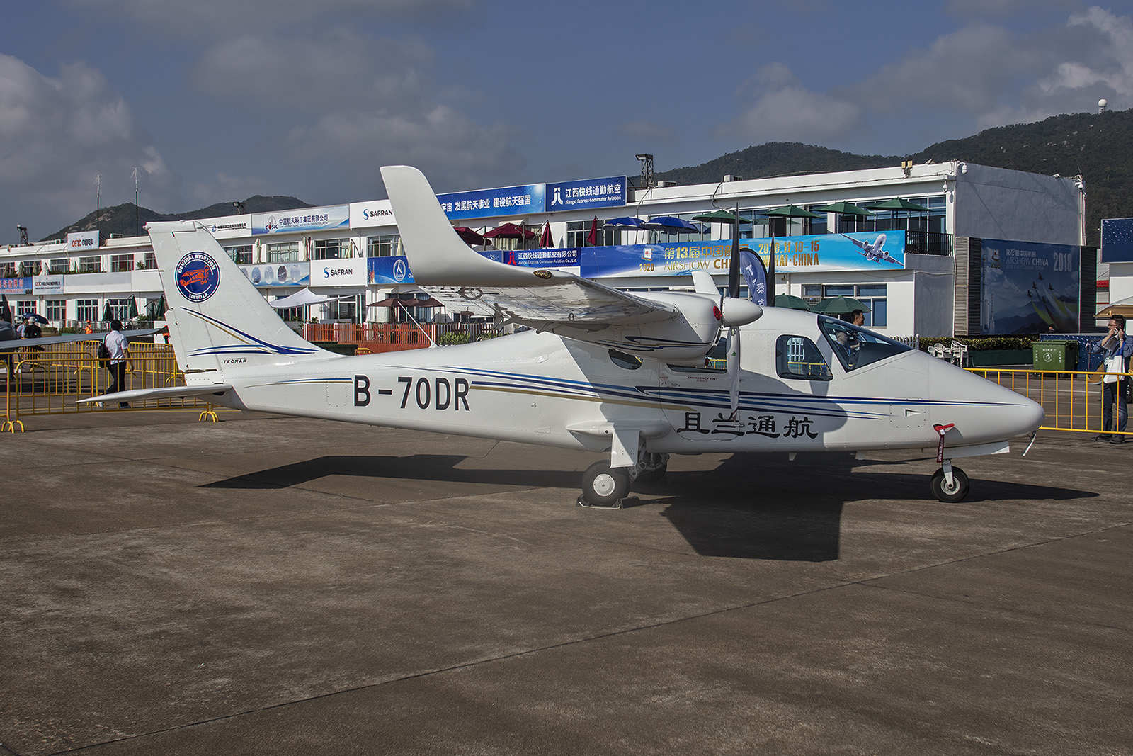 Tecnam P2006GT aus Italien.