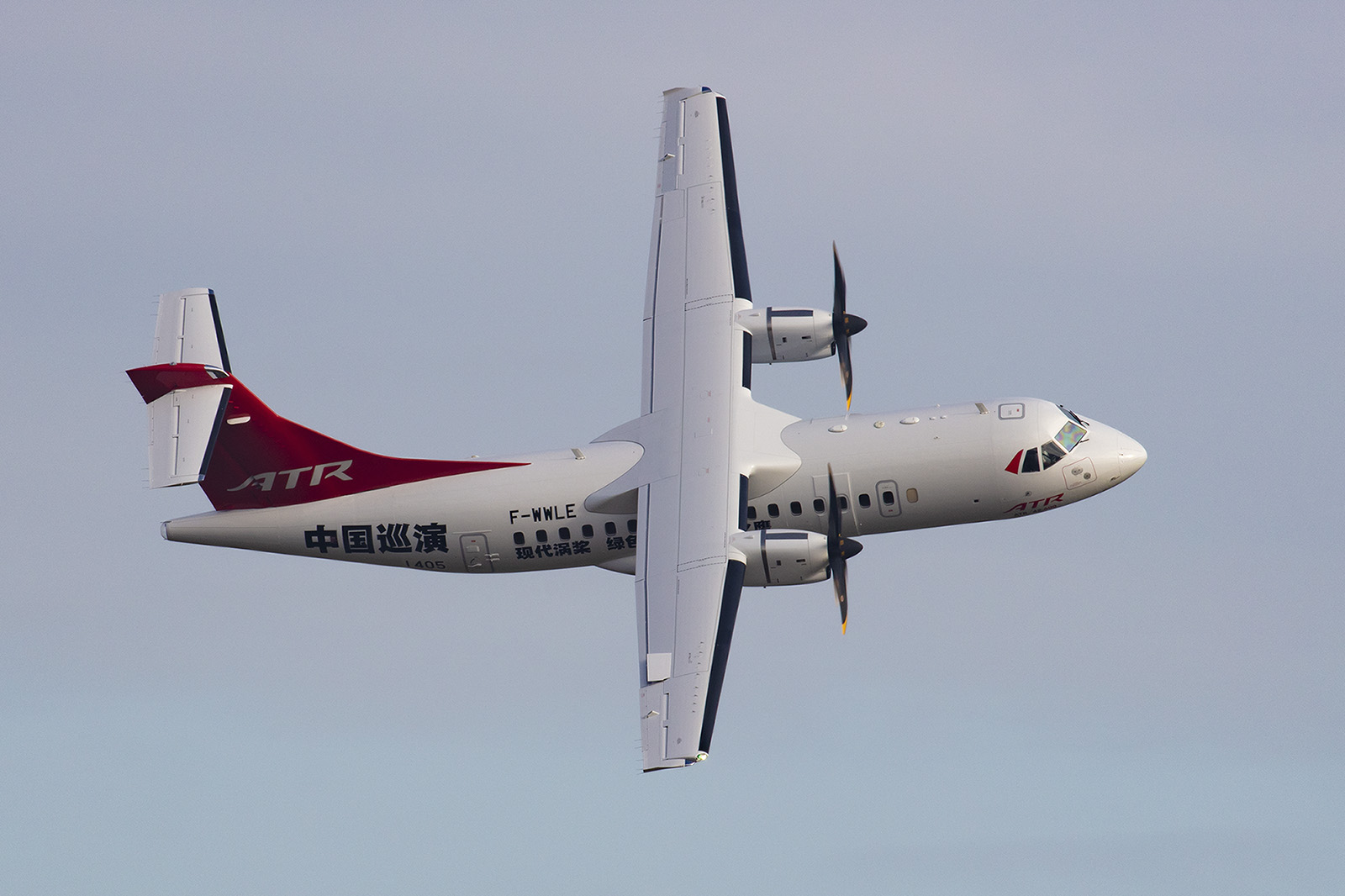 Beeindruckende Vorführung der ATR-42.