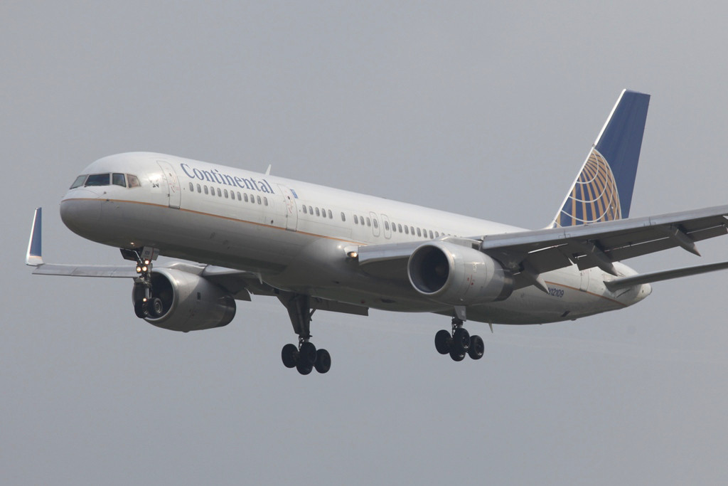 Continental nutzt auf der Strecke nach BCN lediglich die Boeing 757-200.