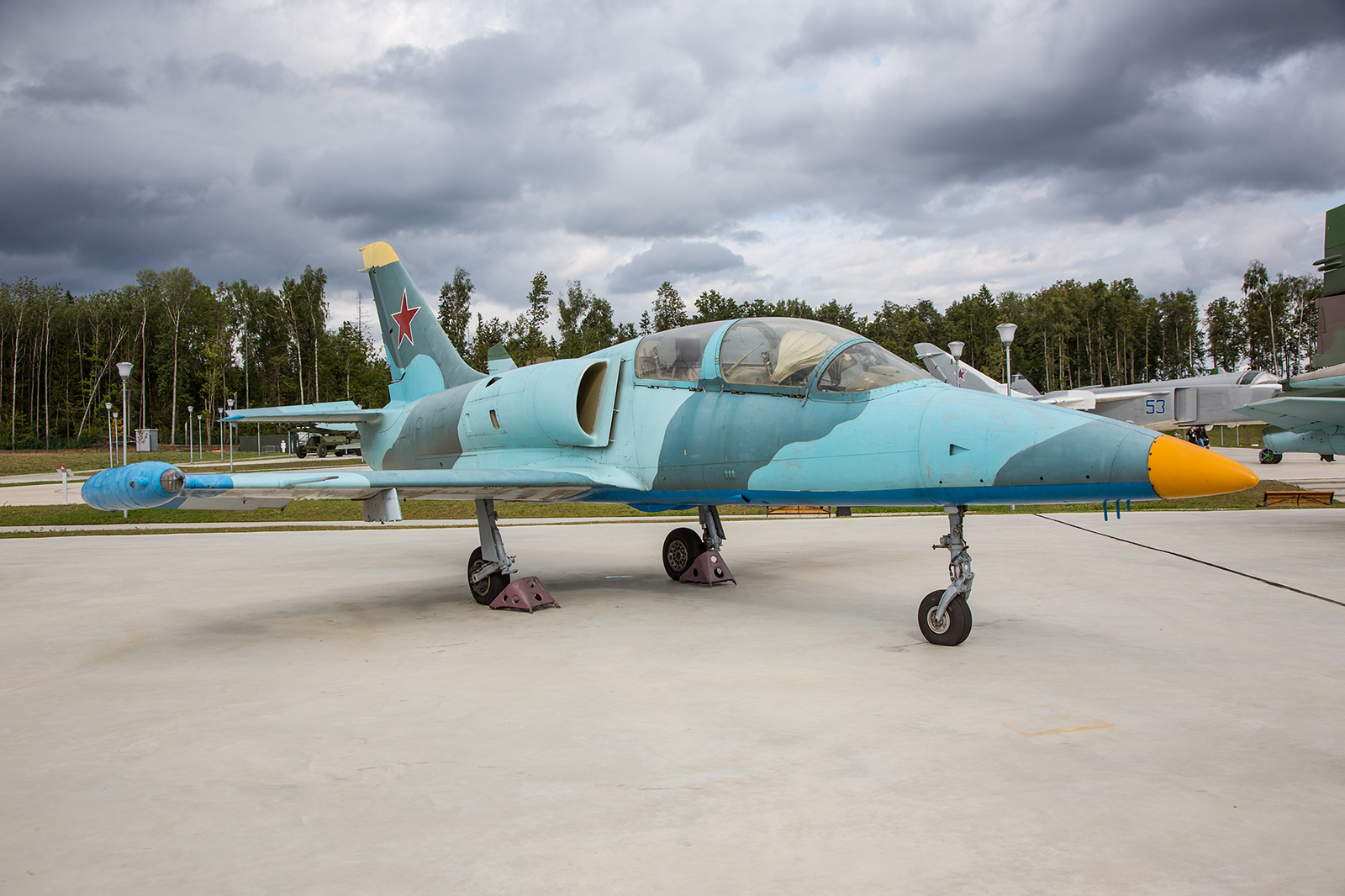 Auch die russischen Streitkräfte nutzen die Aero L-39 Delfin für die Flugausbildung.