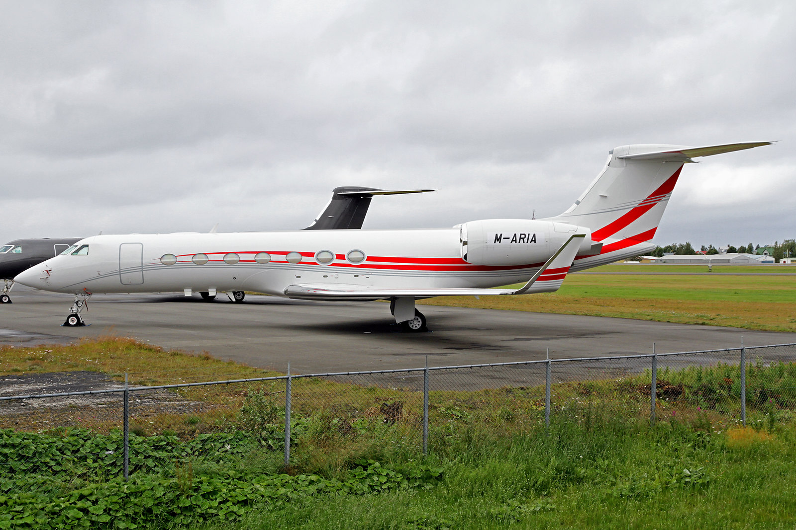 SDQ Aviation IOM Ltd. Gulfstream V-SP M-ARIA, RKV, 10. August 2020