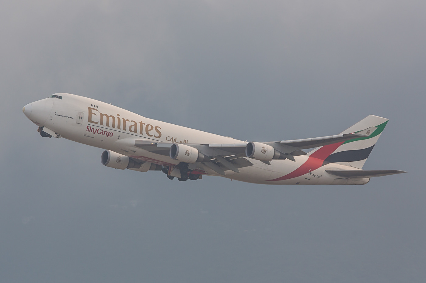 Emirates Cargo Boeing 747-400.