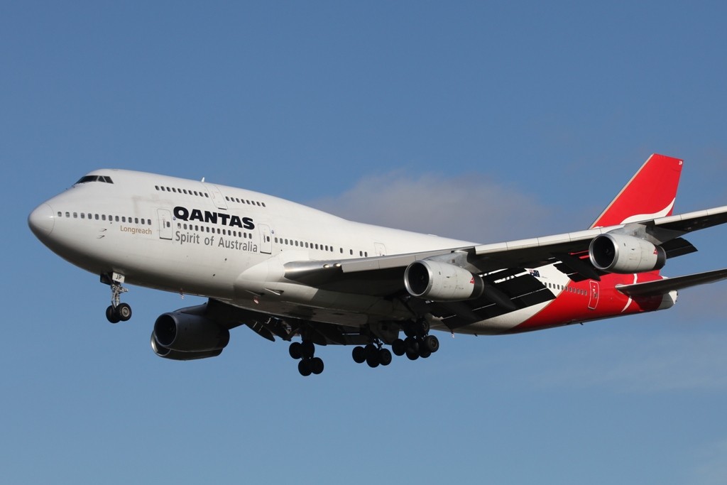 Die Boeing 747-400 der Qantas gehören zu den ältesten des Typs, die noch im Dienst sind.