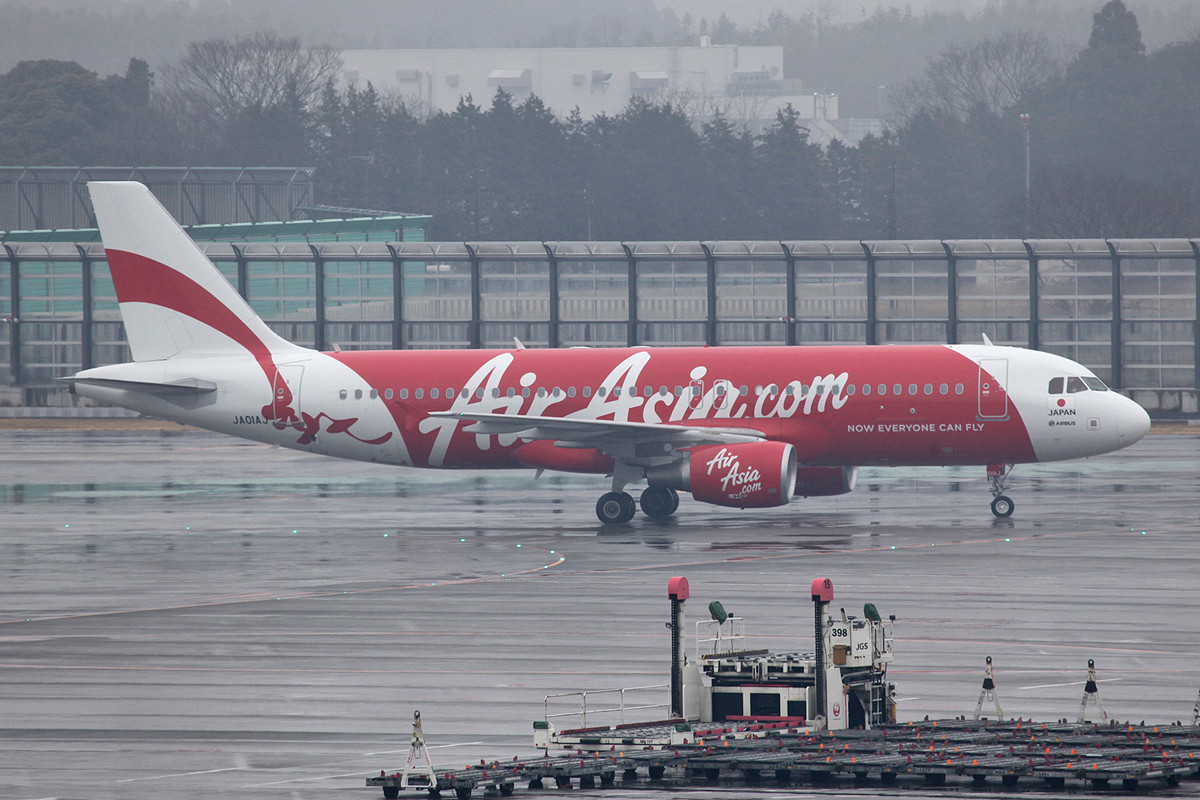 Air Asia Japan ist noch im Aufbau und fliegt derzeit mit 6 A 320.