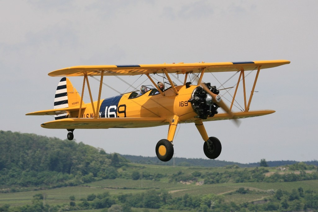 Mein Traum ging in Erfüllung, mein erster Mitflug in einer Stearman.