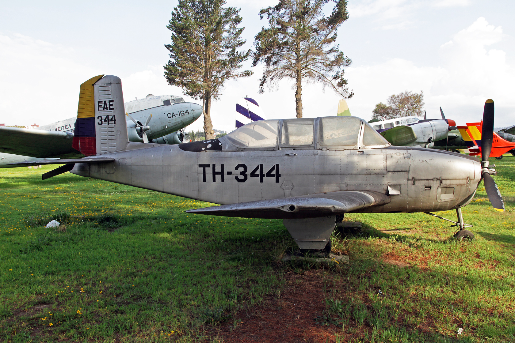 Fuerza Aérea Ecuatoriana Beechcraft T-34A Mentor FAE-344