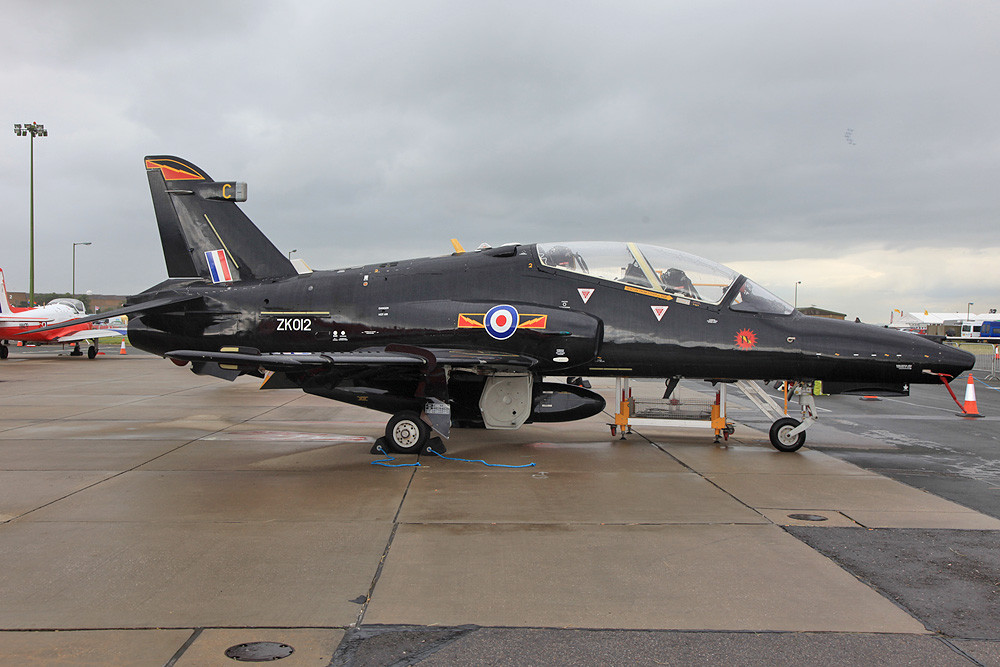 ZK012, ein BAe Hawk T.2 aus RAF Valley.